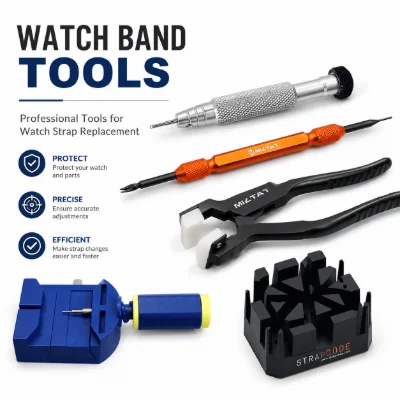 Essential Watch Band Tools for Strap Replacement and Bracelet Adjustment