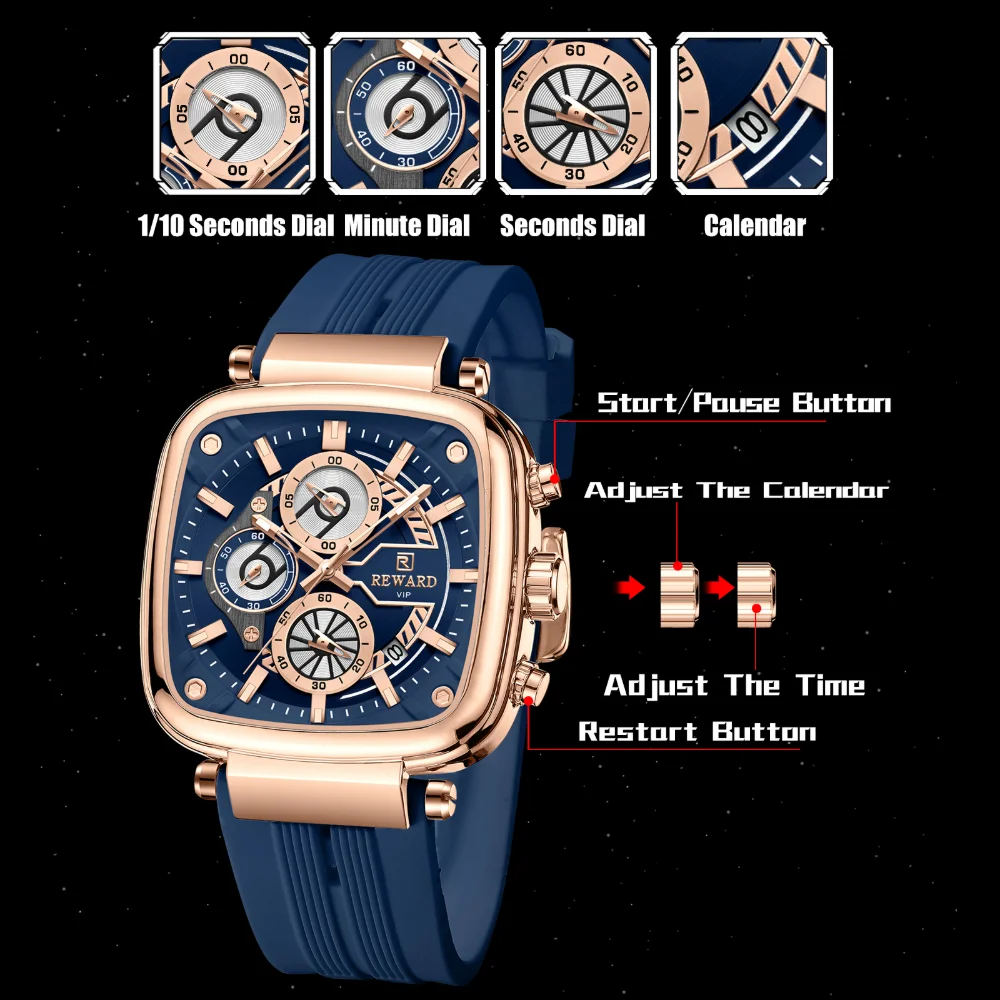 Reward RD831509M worn on wrist showing style