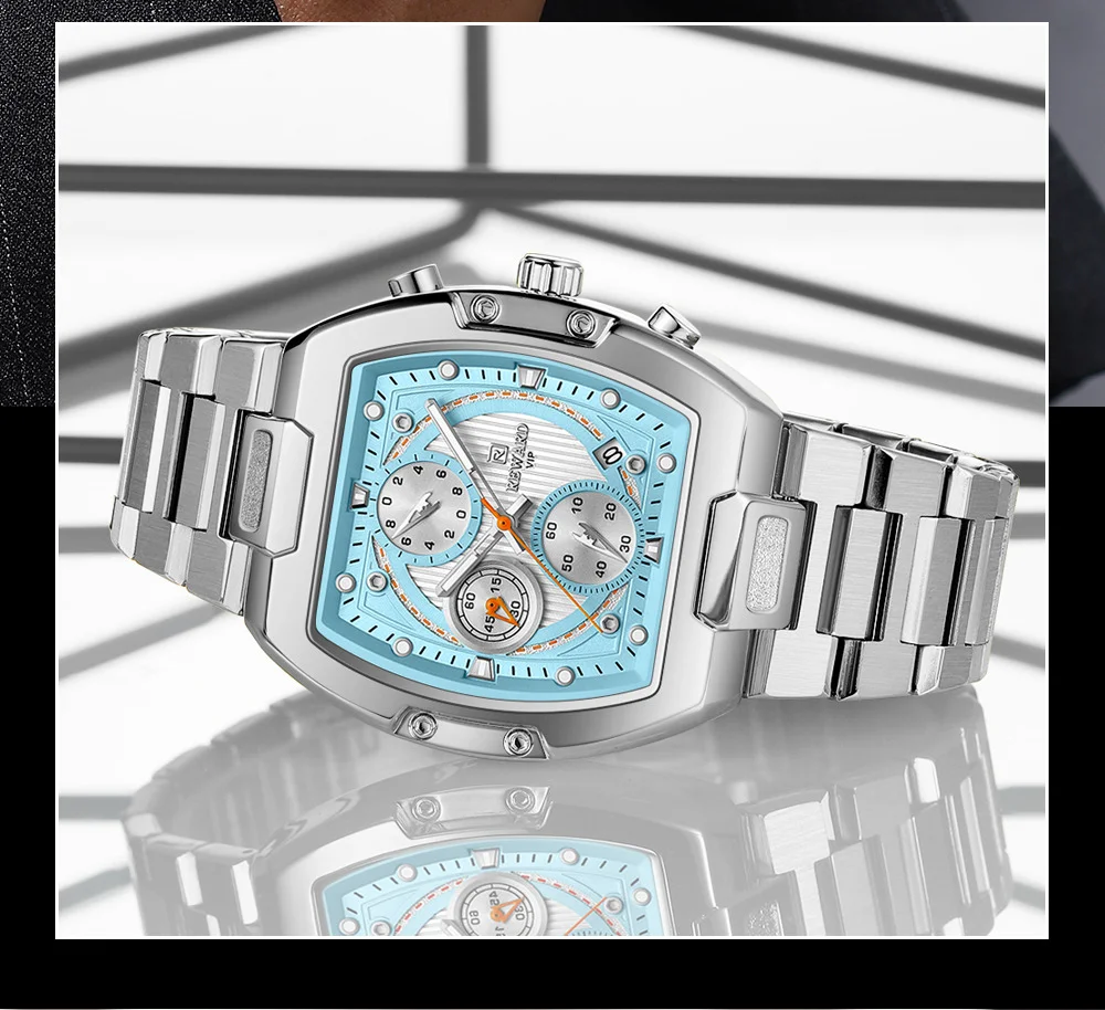 REWARD RD812264M Men's Tonneau Chronograph Quartz Watch Supplier