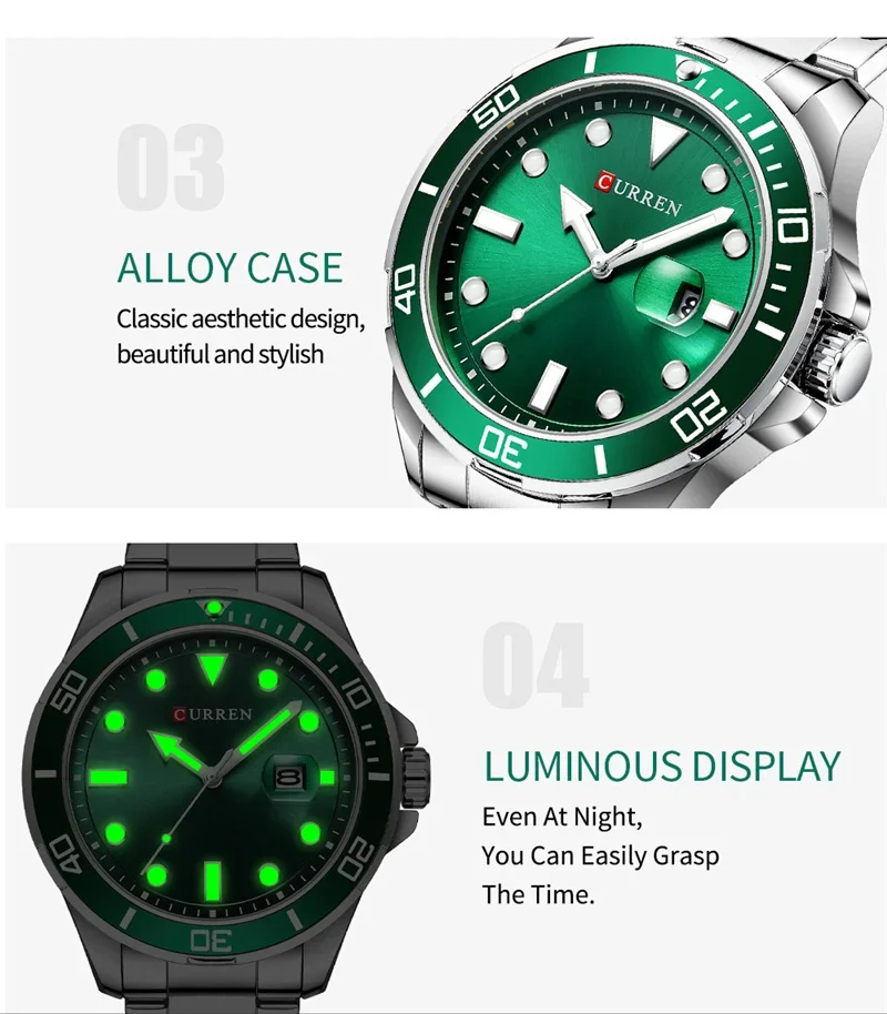 Factory Direct CURREN 8388 Wholesale Business Men's Quartz Watches