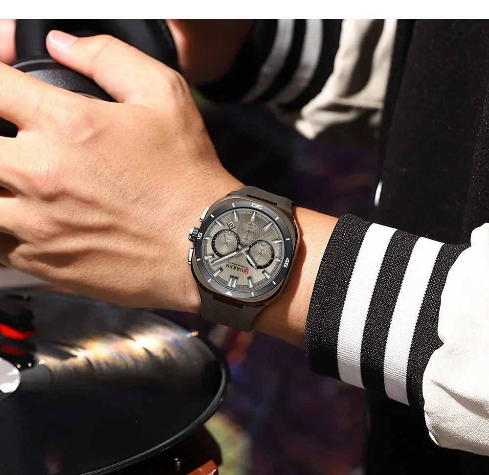 Curren 8502 High Quality Elegant Waterproof Luminous Men's Watch