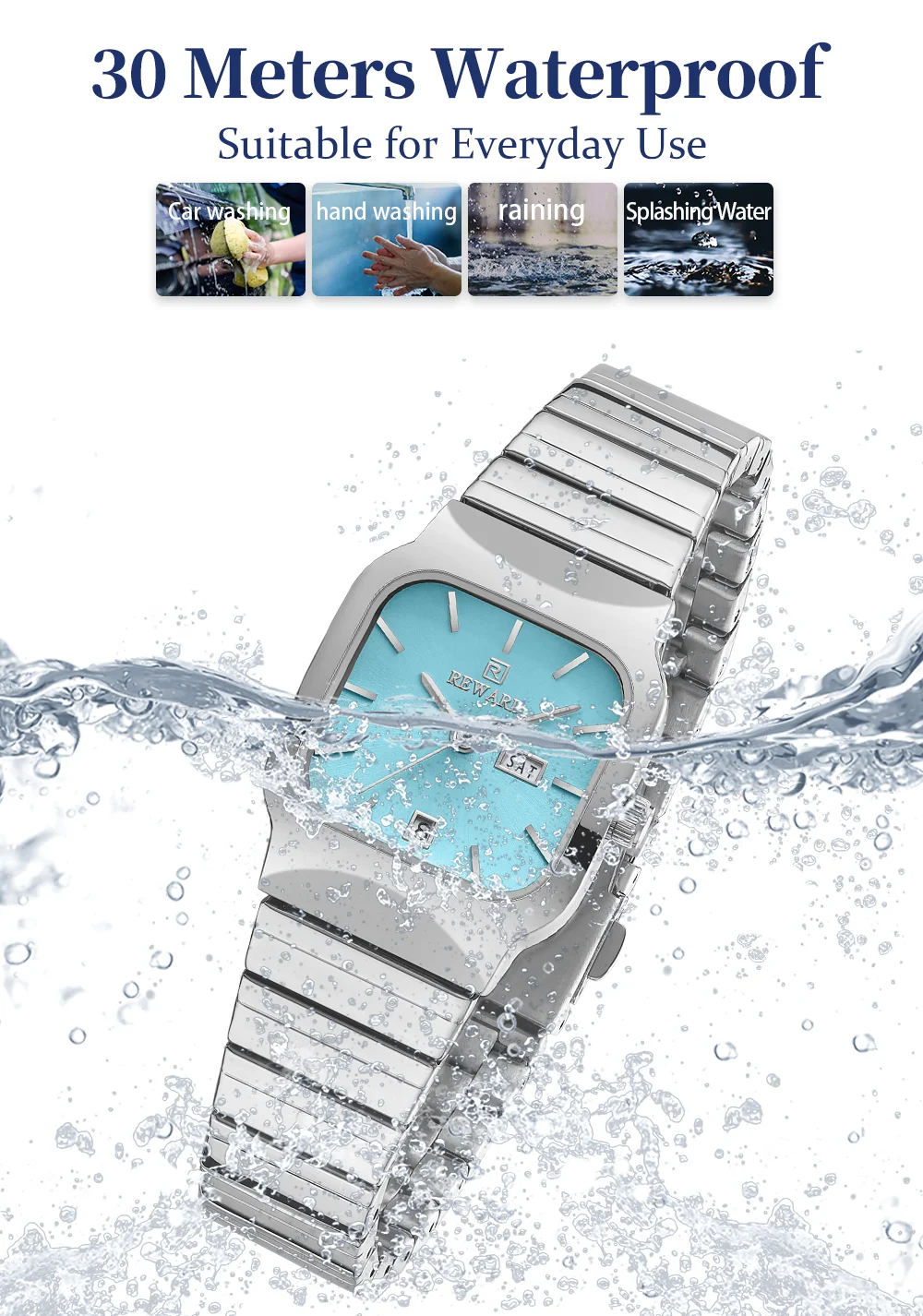 REWARD RD611264L Casual Gift Women Stylish Simple Watch Auto Date