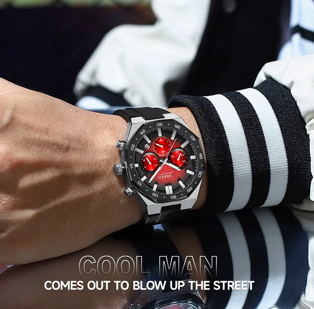 Factory Wholesale Curren 8489 Chronograph Quartz Watch Ready to Ship Dropshipping