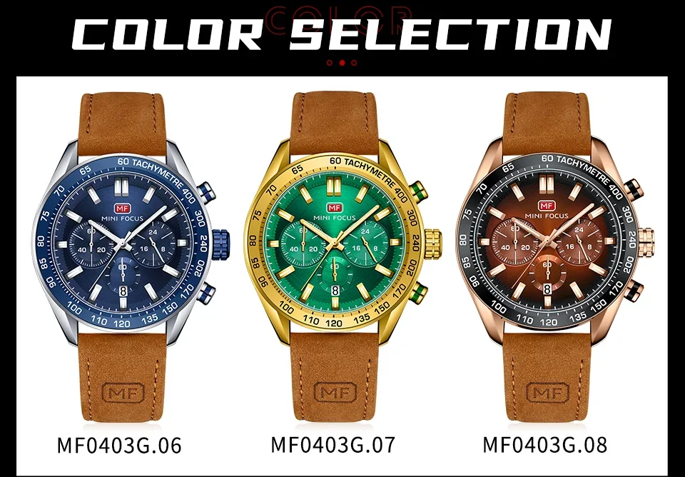 MINI FOCUS MF0403G watch front view