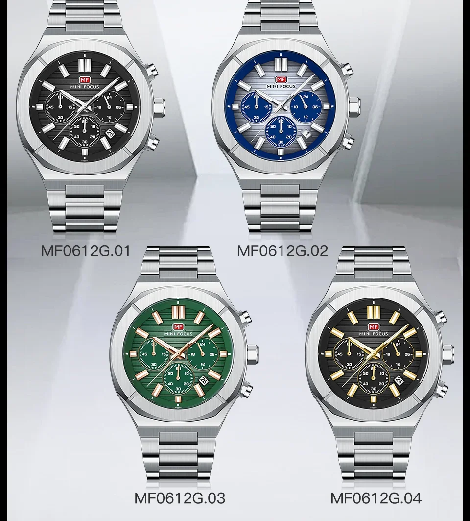 MINI FOCUS MF0612G Wholesale Men's Watch Front View