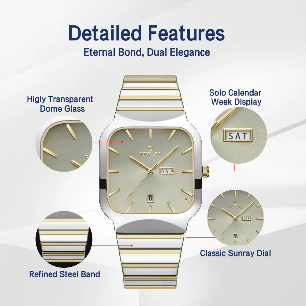 Reward RD611264M water resistant calendar watch