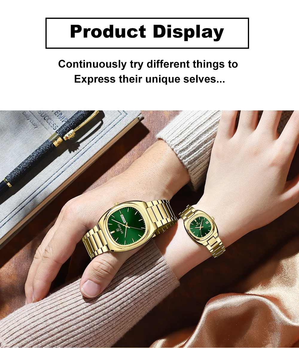 REWARD RD612826M Luxury Luminous Waterproof Men's Watch with Calendar