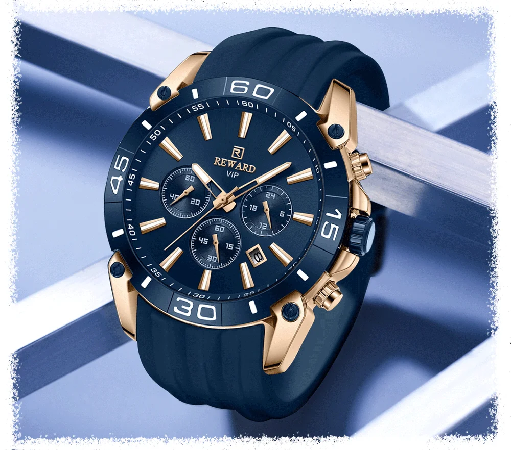 REWARD VIP Watch 3-Subdial Men's Chronograph Watches RD831105M