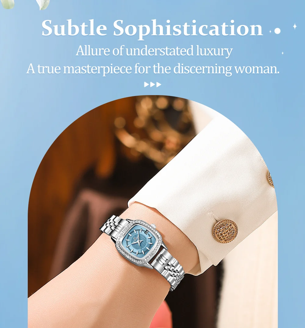 Stainless Steel Bracelet on Wrist