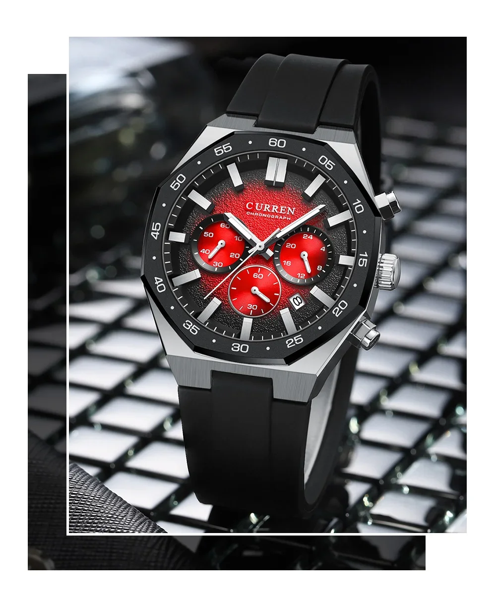Factory Wholesale Curren 8489 Chronograph Quartz Watch Ready to Ship Dropshipping