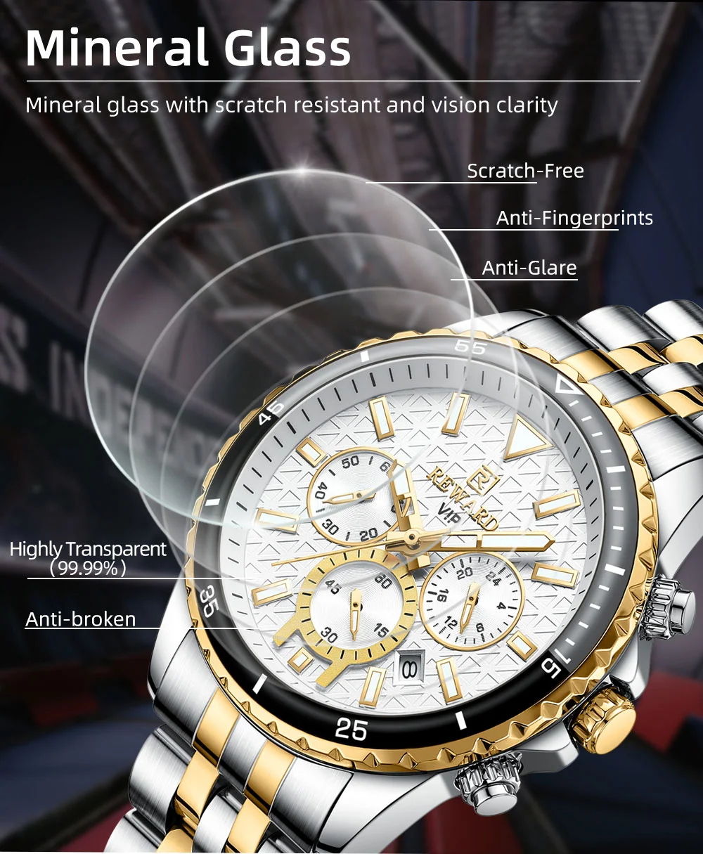 REWARD VIP RD81101M Wholesale Men's Chronograph Sports Watch Bulk