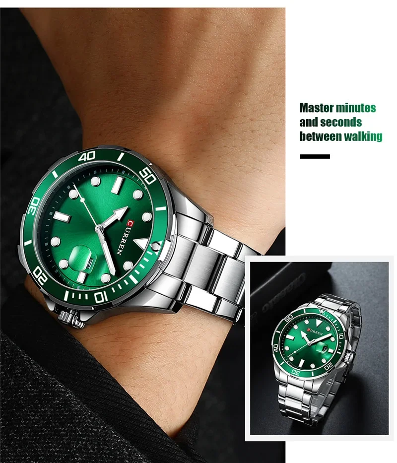 Factory Direct CURREN 8388 Wholesale Business Men's Quartz Watches