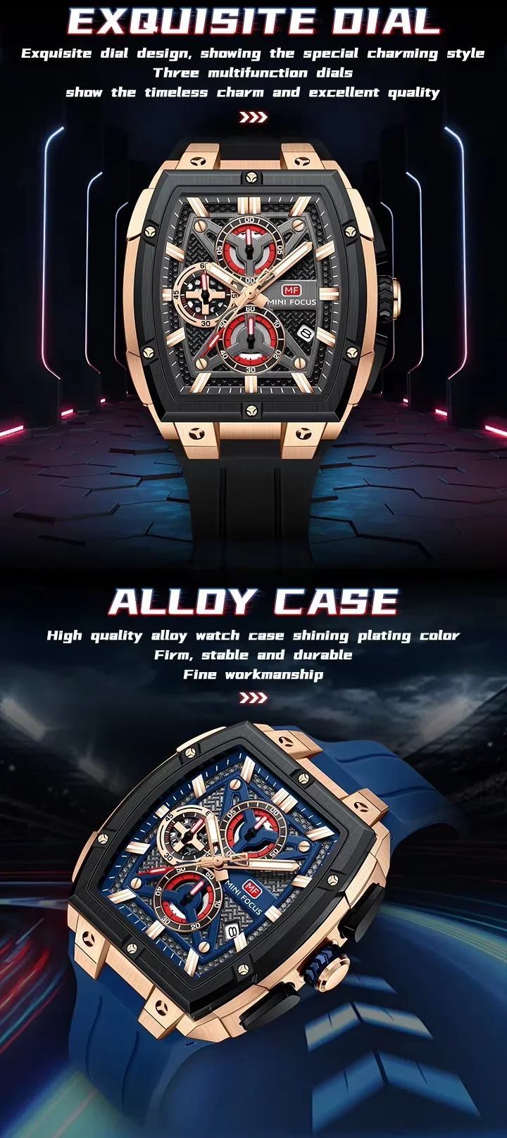 MF0602G Multilayer Skeleton Dial Macro