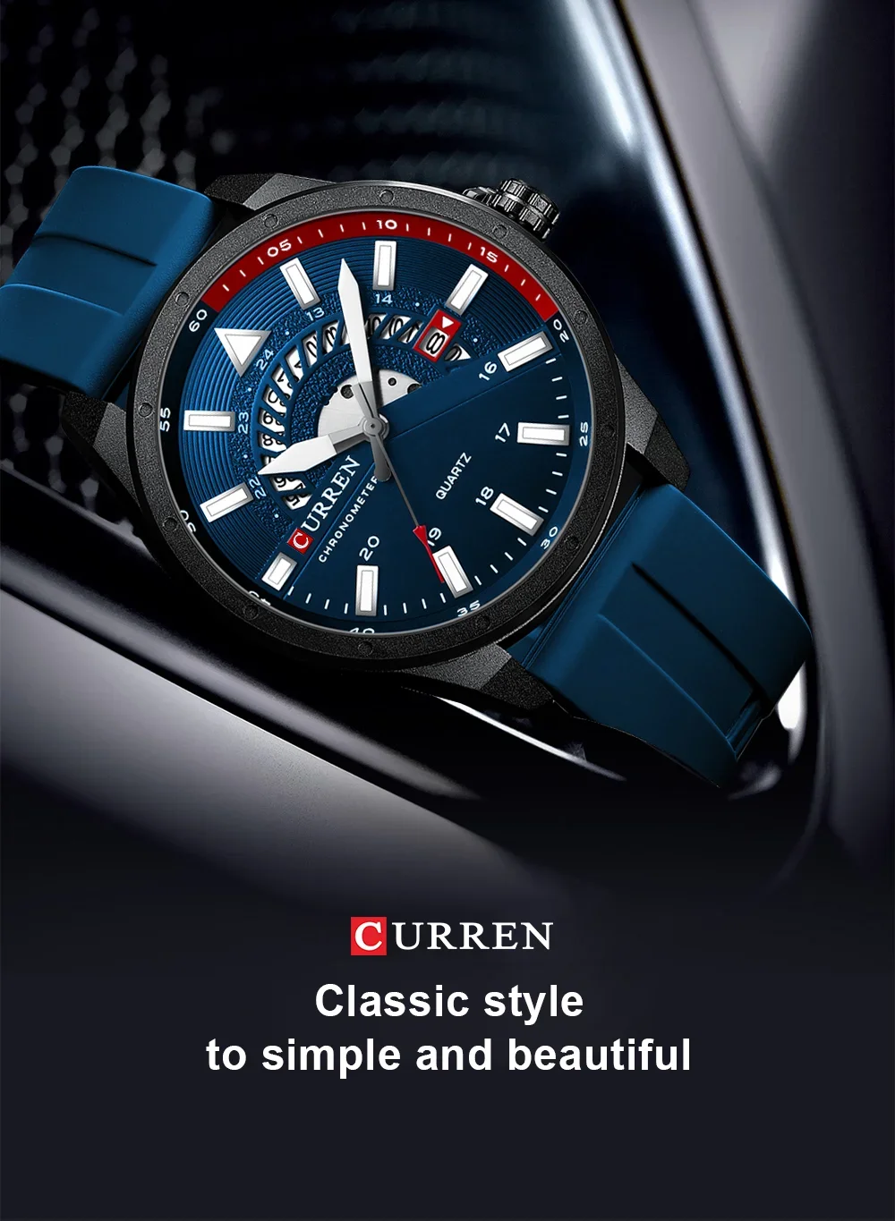 Curren 8421 in sports setting