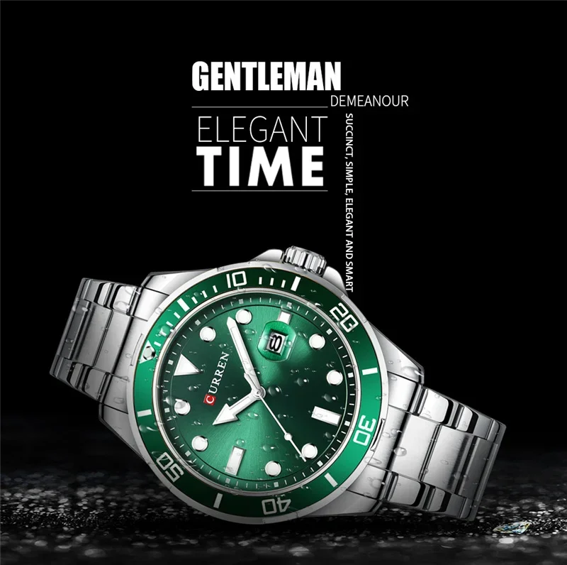 Factory Direct CURREN 8388 Wholesale Business Men's Quartz Watches