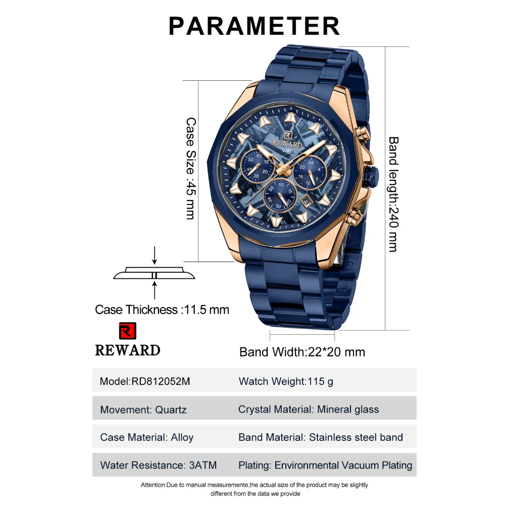 REWARD RD812052M in Five Stylish Colors