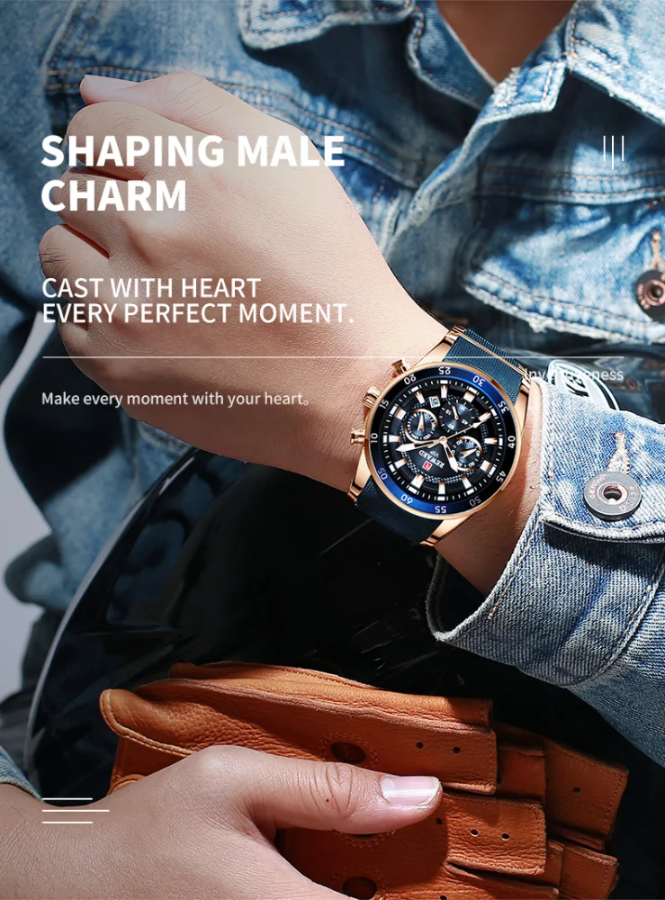 Reward RD81011M VIP Men's Waterproof Quartz Watch 