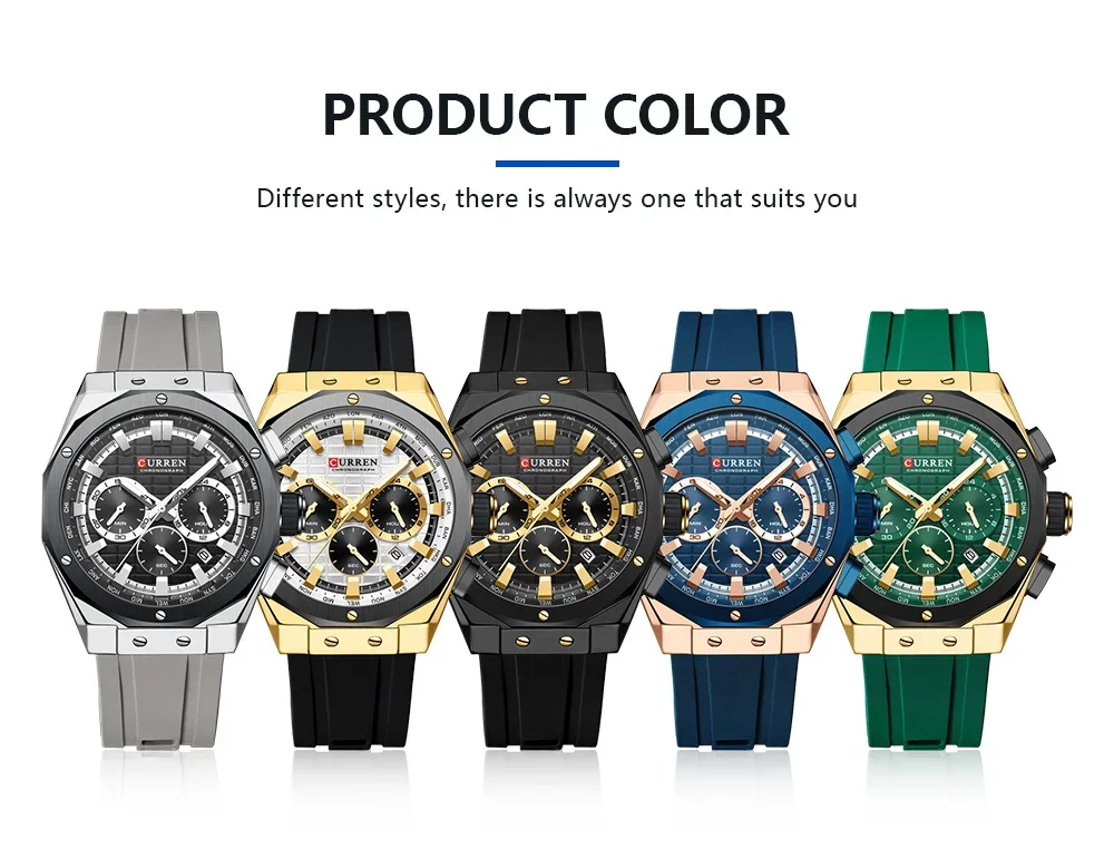 Curren 8464 Sport Chronograph Men Watch