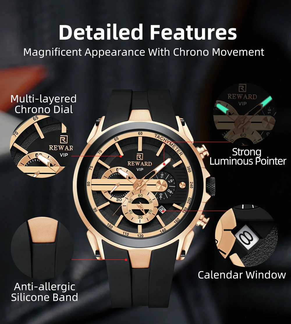 Reward RD83046M VIP Watches Luxury Quartz Men watch