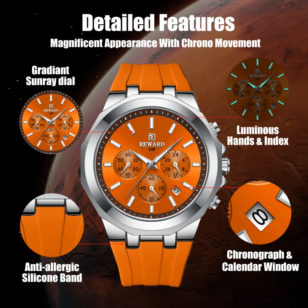 REWARD VIP Watch men luxury sport fashion
