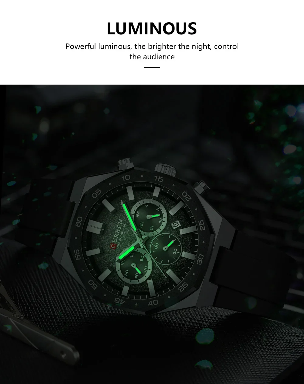 Factory Wholesale Curren 8489 Chronograph Quartz Watch Ready to Ship Dropshipping