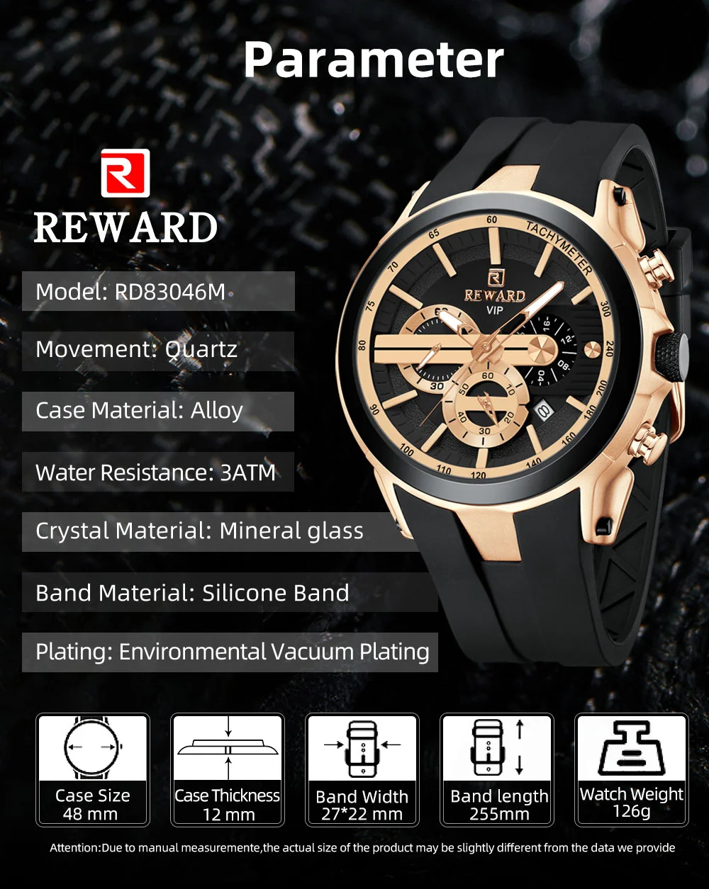 Reward RD83046M VIP Watches Luxury Quartz Men watch