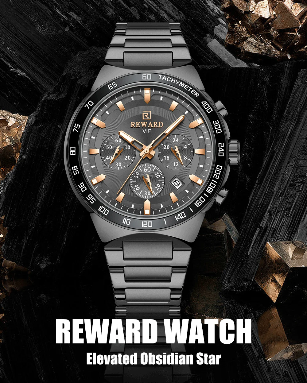 Reward RD81967M Men's watch Glow in the Dark 30M Water Resistant