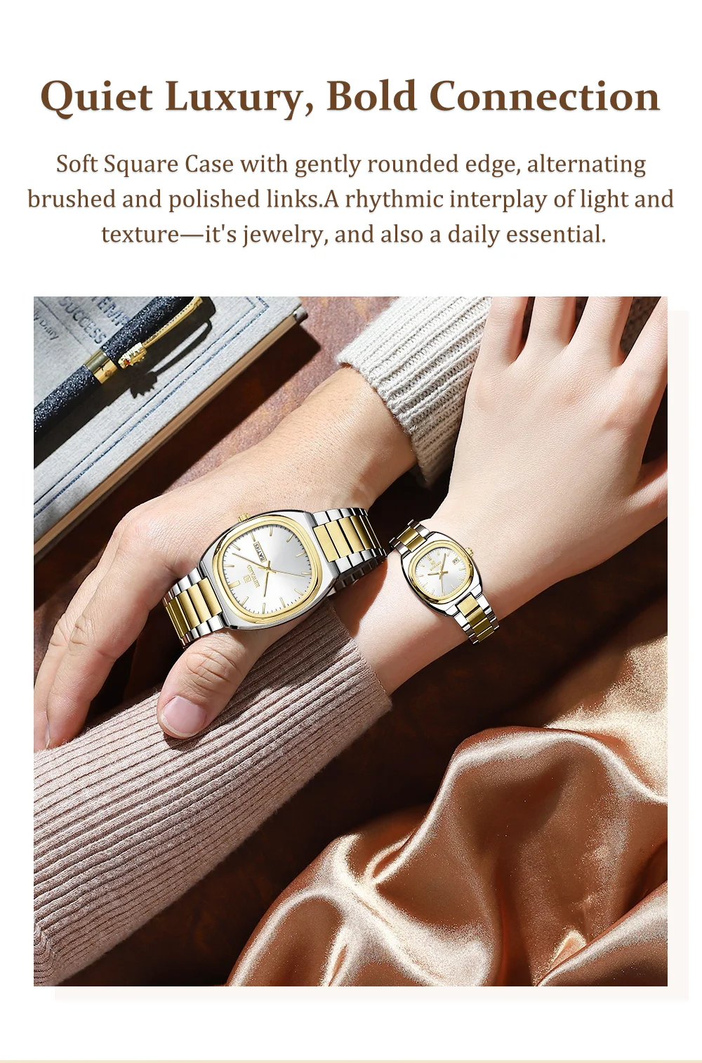 REWARD RD612826L Elegant Women's Luminous 30M Water Resistant Watch with Calendar