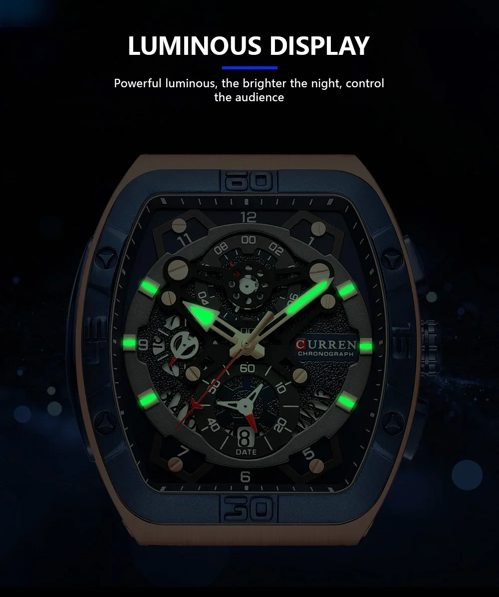 Curren 8443 Watch Details
