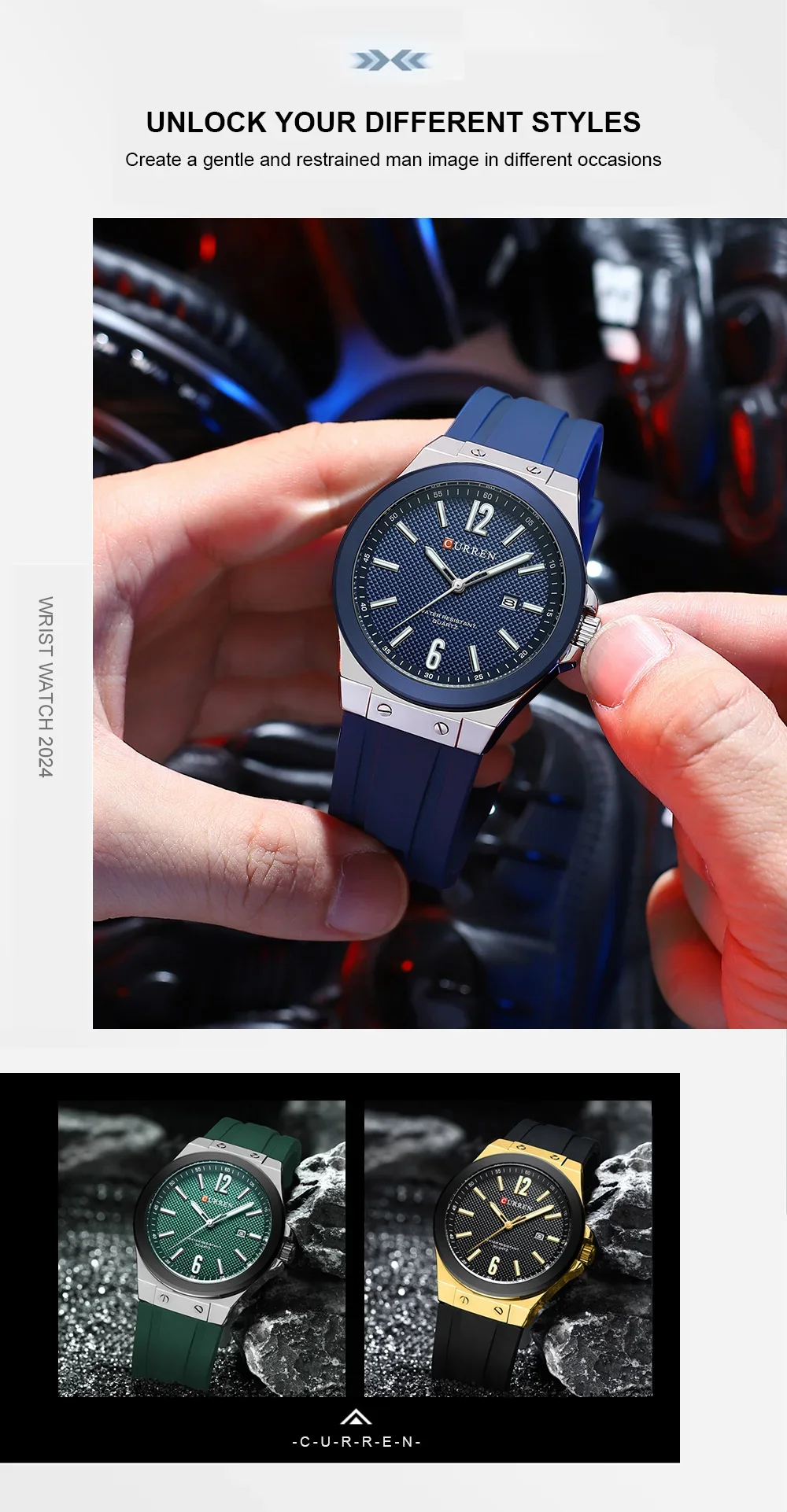 Factory Direct CURREN 8467 Quartz Men Watch Wholesale Ready to Ship Dropshipping