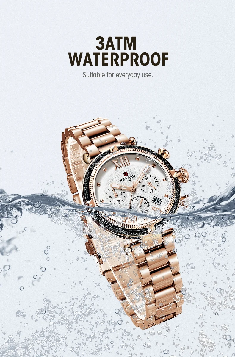 Wholesale REWARD RD63084L Women Chronograph Sports Quartz Watch