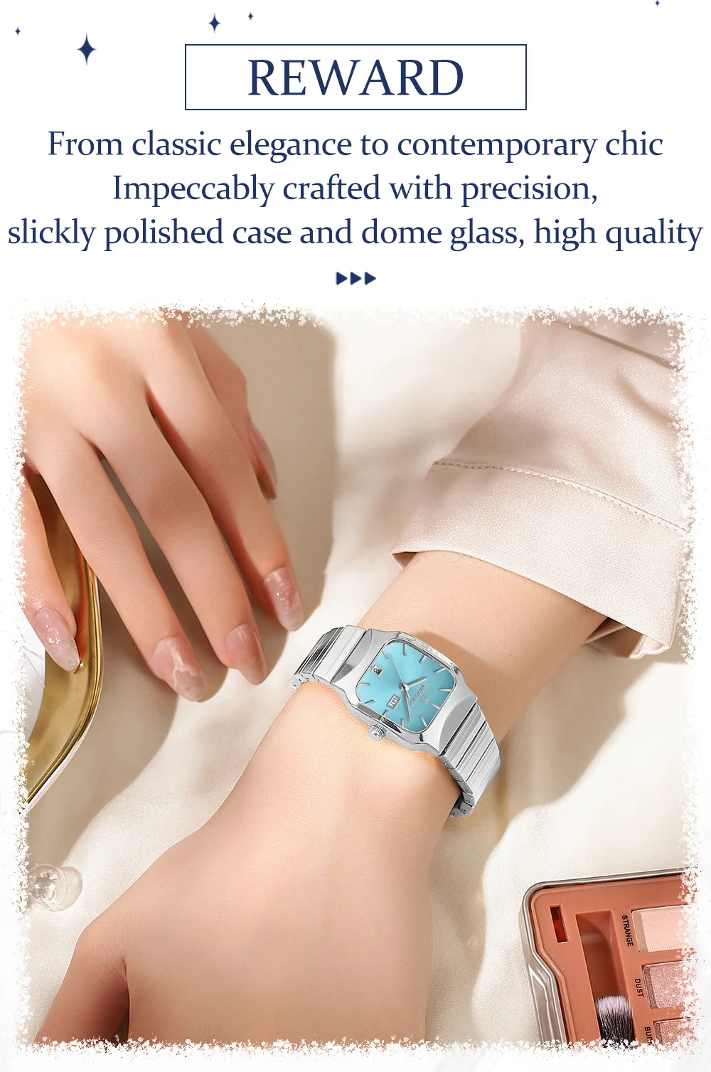 REWARD RD611264L Casual Gift Women Stylish Simple Watch Auto Date