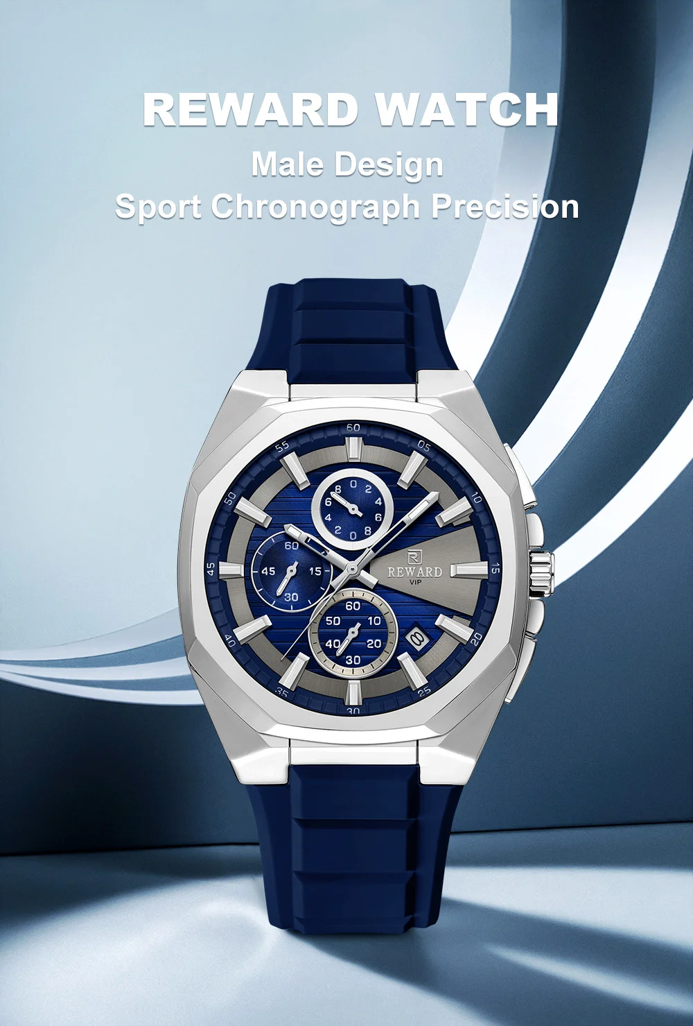 REWARD VIP RD833152M Men's Chronograph Quartz Watch with 30M Water Resistant