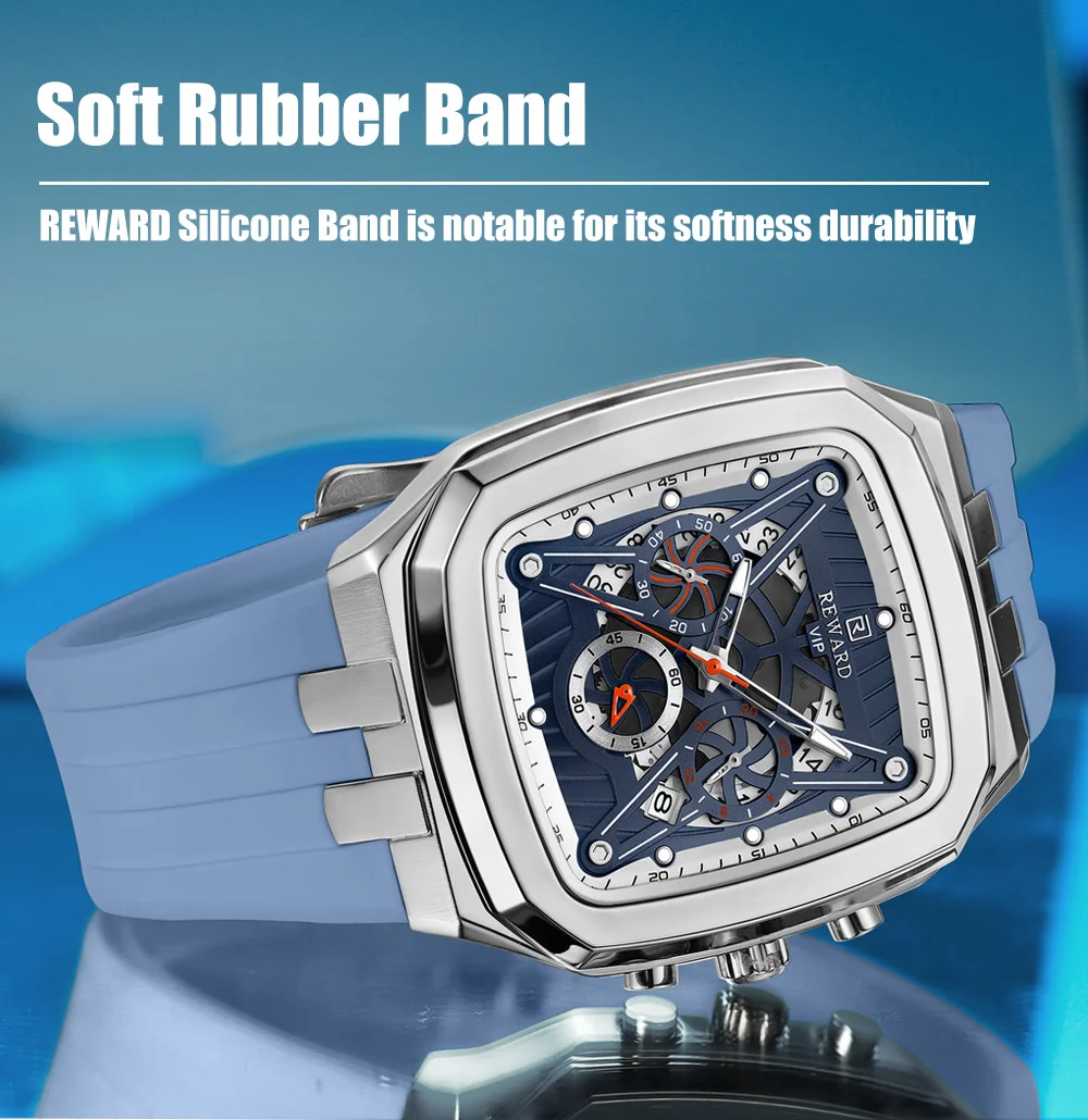 Reward RD832260M Chronograph Quartz Watch Luminous Watches for Men