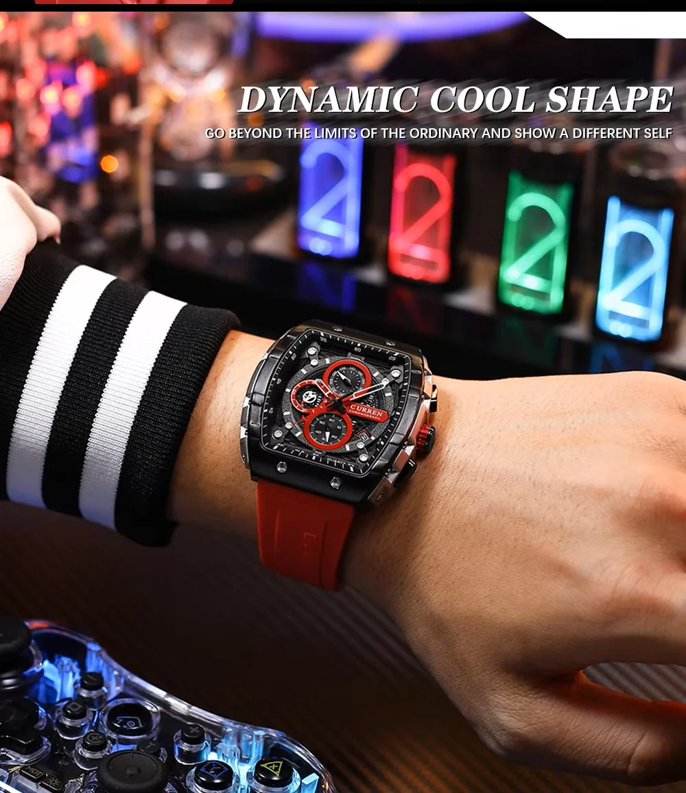 CURREN 8442 Watch for Men Fashion Sports Men's Quartz Watch