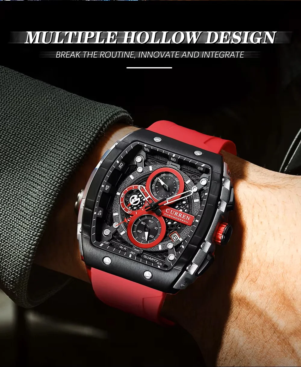 CURREN 8442 Watch for Men Fashion Sports Men's Quartz Watch