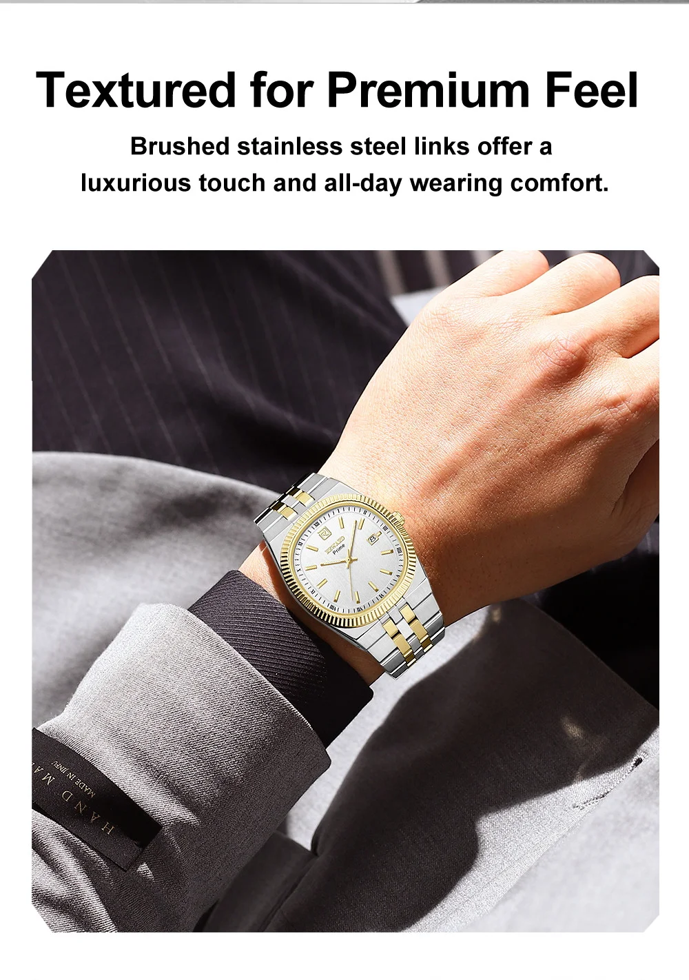 REWARD Prime RD613575M Casual Square Quartz Watches for Men