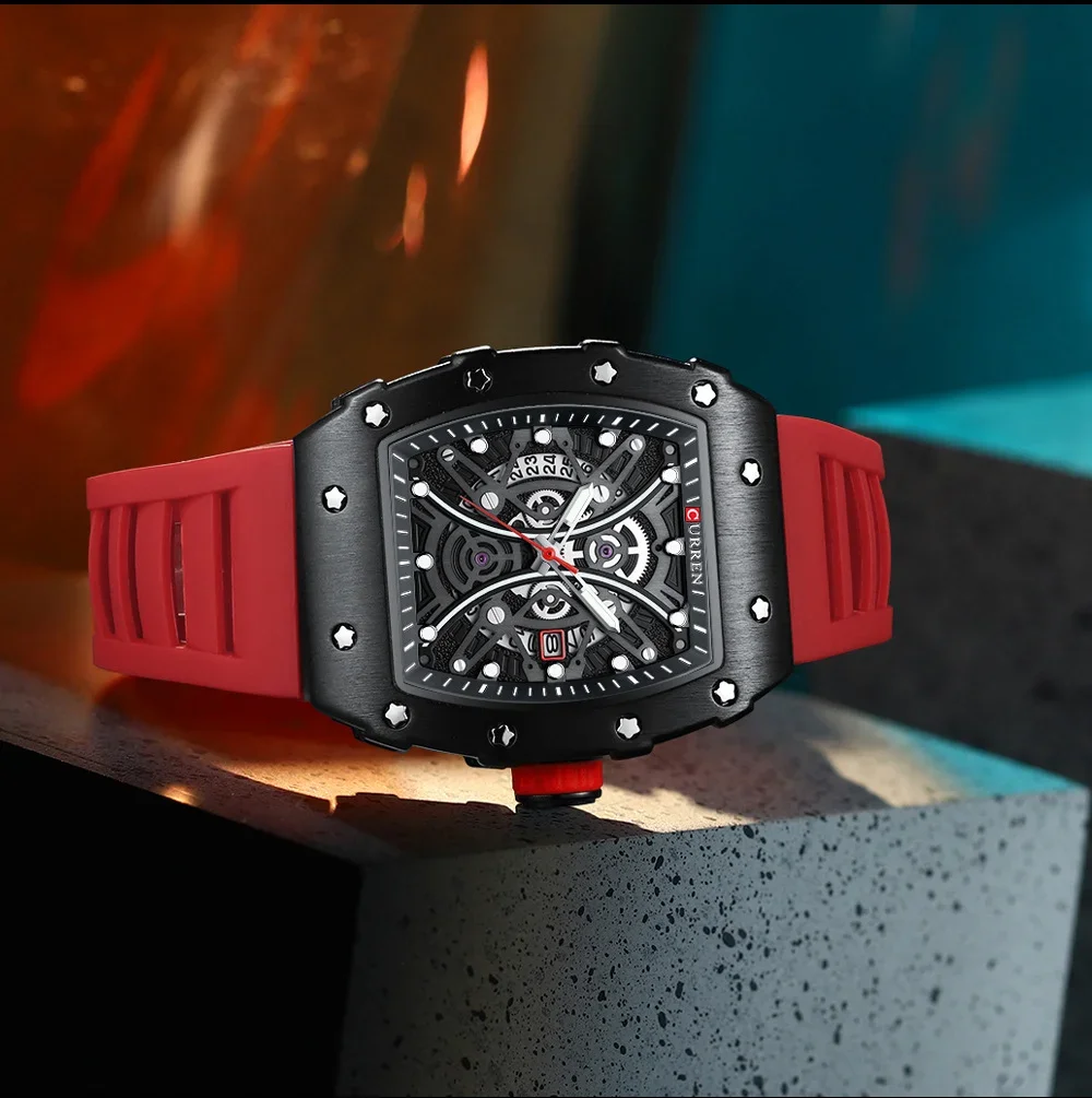 Curren 8438 Fashion Casual Sport Quartz Watch For Men|30M Water Resistant