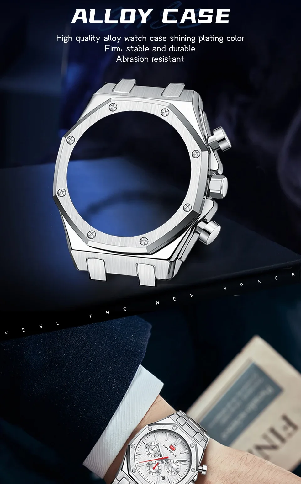 MINI FOCUS MF0609G Wholesale Business Quartz Men's Watch – Ready to Ship Luminous Chronograph Watches