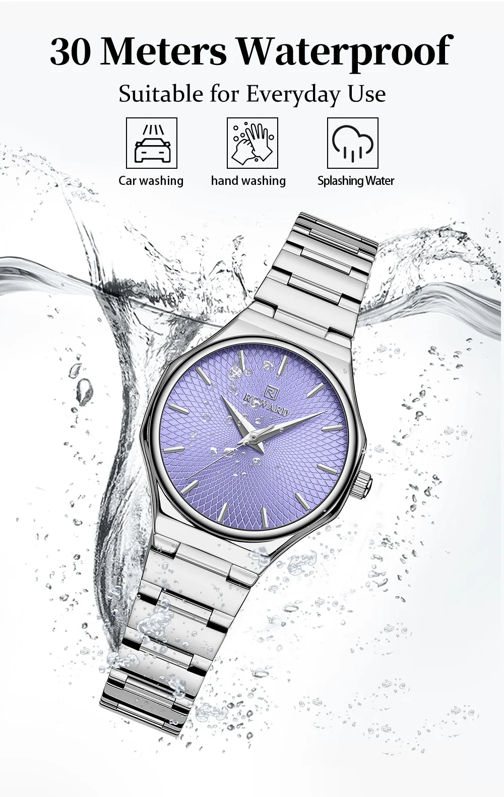 REWARD RD213032L Alloy Multi-Color Quartz Watch Wholesale