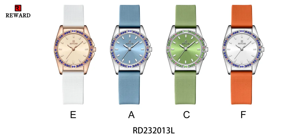 Reward RD232013L Luxury Diamond Watch Front View