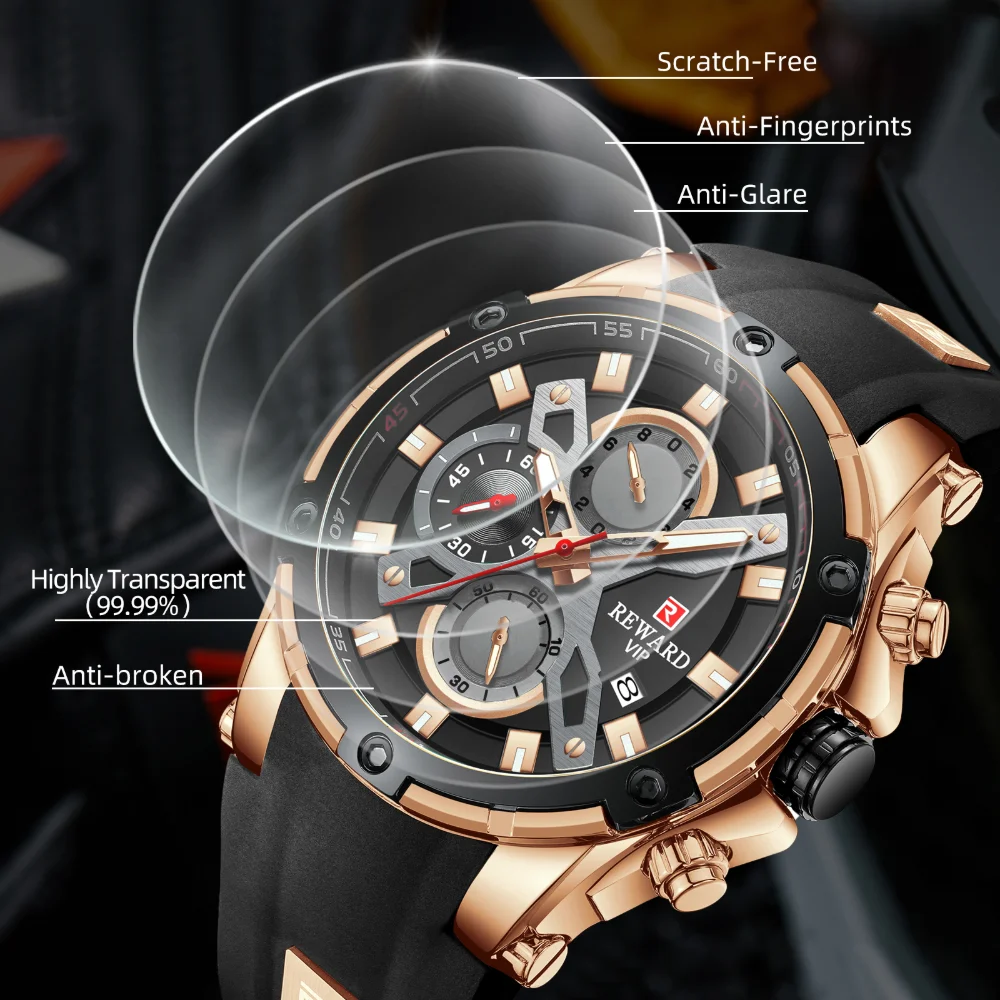 Man wearing Reward RD83016M sport watch on wrist