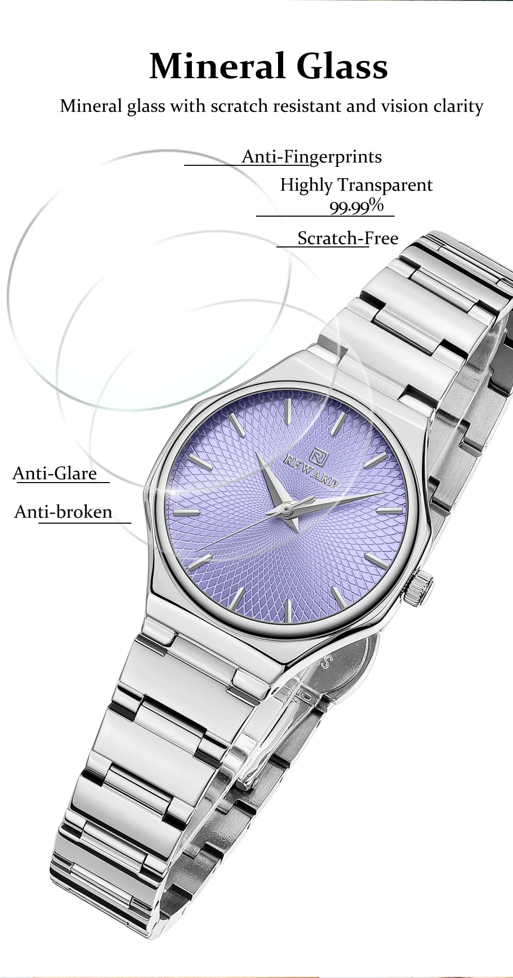 REWARD RD213032L Alloy Multi-Color Quartz Watch Wholesale