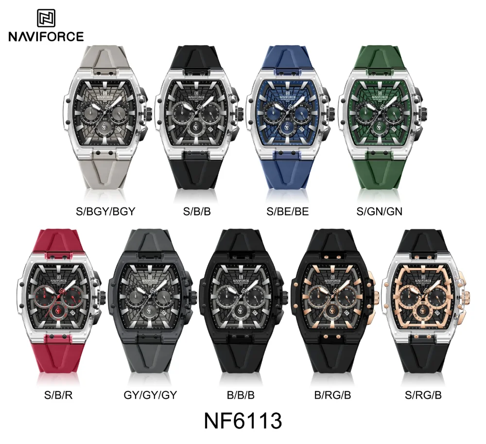Naviforce NF6113 Men's Quartz Chronograph Watch