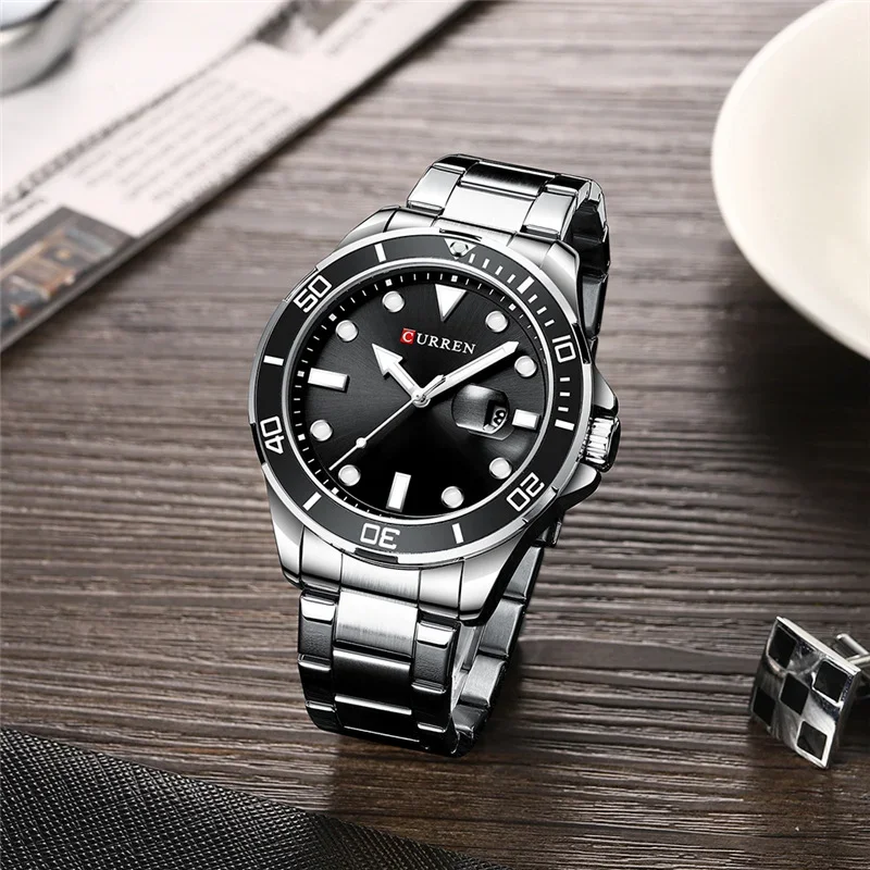 Factory Direct CURREN 8388 Wholesale Business Men's Quartz Watches