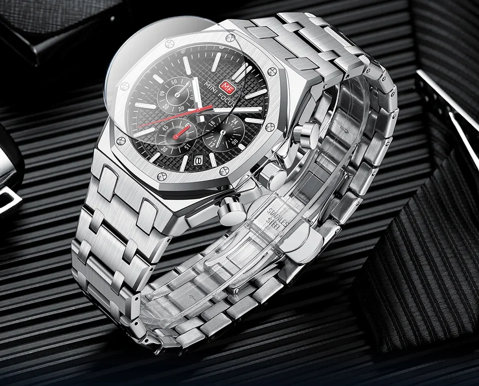MINI FOCUS MF0609G Wholesale Business Quartz Men's Watch – Ready to Ship Luminous Chronograph Watches