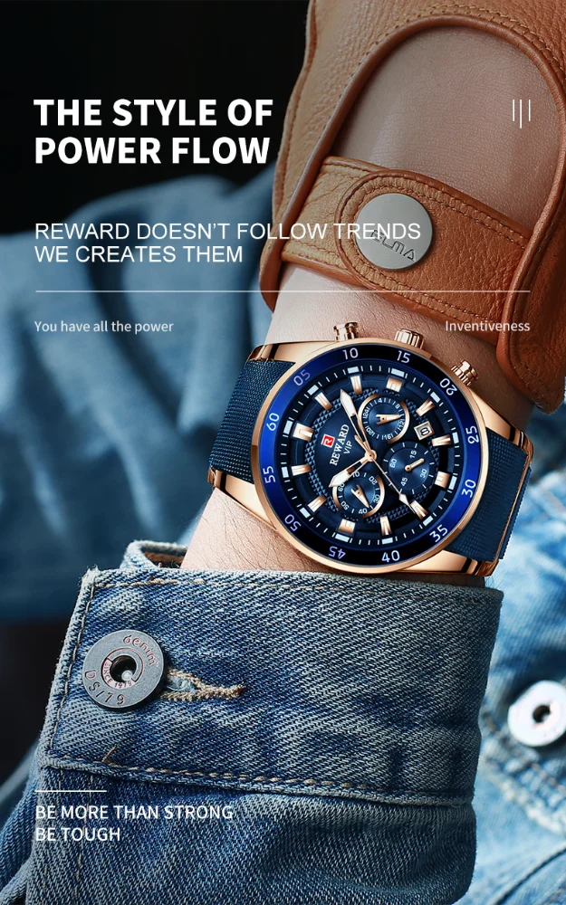 Reward RD81011M VIP Men's Waterproof Quartz Watch 