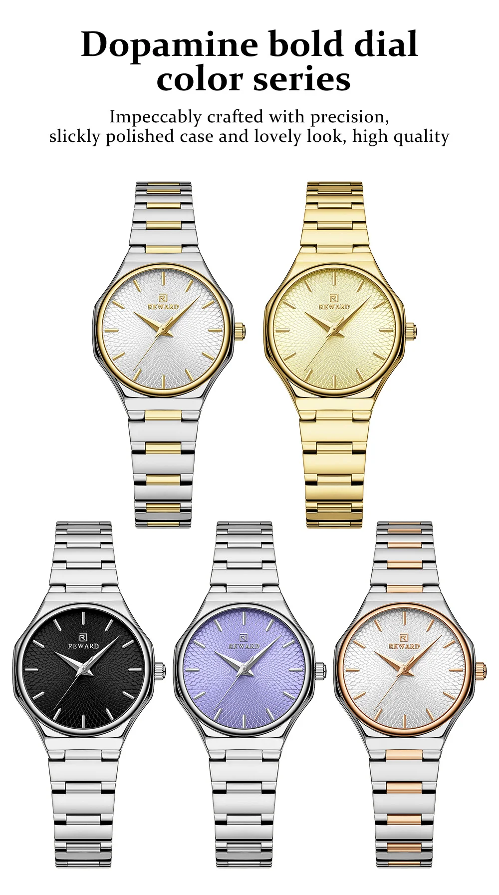 Multiple units of Reward watches ready for wholesale shipment