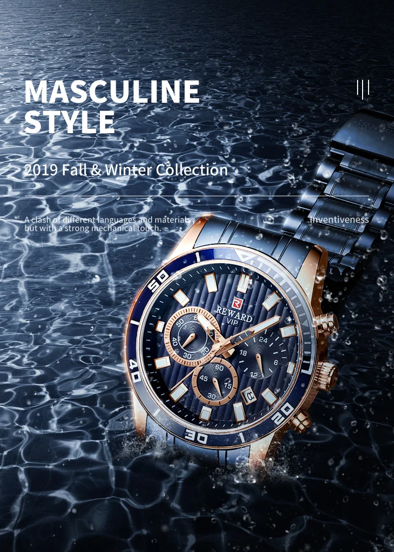 REWARD VIP RD81009M Men's Watch Wholesale|Direct Factory Supplier