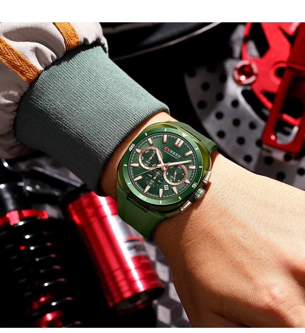 Curren 8502 High Quality Elegant Waterproof Luminous Men's Watch